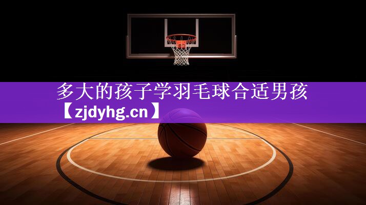 多大的孩子学羽毛球合适男孩